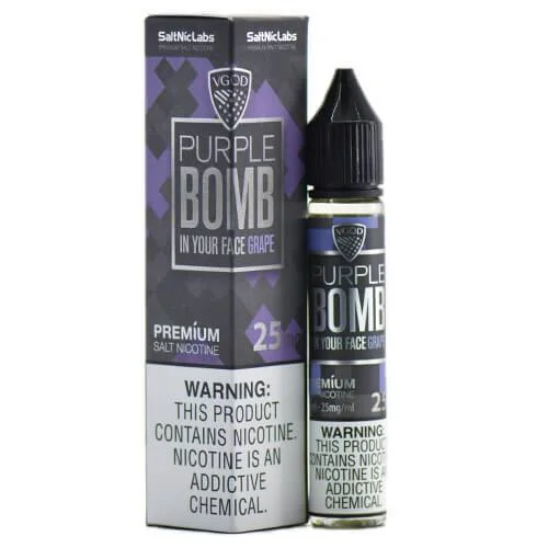 سالت بمب انگور کمپانی ویگاد | VGOD Purple Bomb SaltNic 30ml
