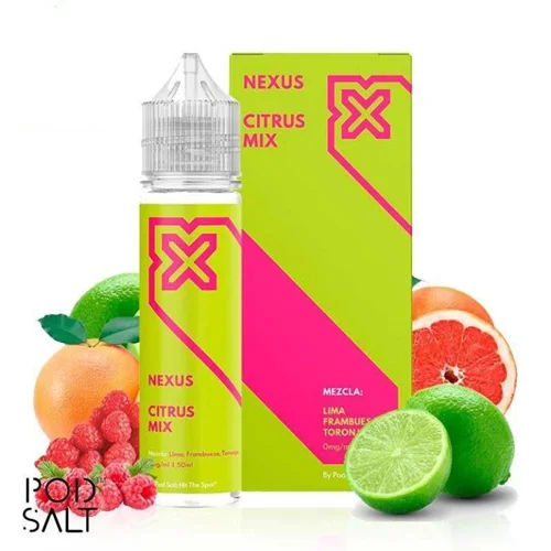 ایجوس گریپ فروت تمشک لیمو کمپانی پاد سالت | PodSalt Ejuice NEXUS -Citrus Mix 50m