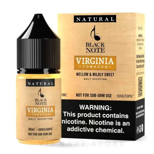 سالت تنباکو ویرجینیا کمپانی بلک نوت | Black Note Virginia Tobacco Salt 30ml